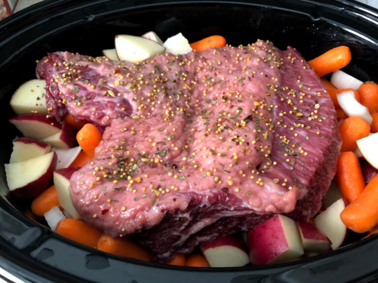 Slow Cooker Corned Beef and Cabbage - The Homestead Mom